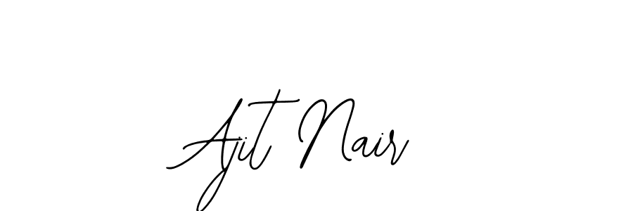 Also You can easily find your signature by using the search form. We will create Ajit Nair name handwritten signature images for you free of cost using Bearetta-2O07w sign style. Ajit Nair signature style 12 images and pictures png