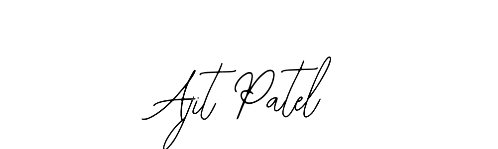 Make a beautiful signature design for name Ajit Patel. Use this online signature maker to create a handwritten signature for free. Ajit Patel signature style 12 images and pictures png