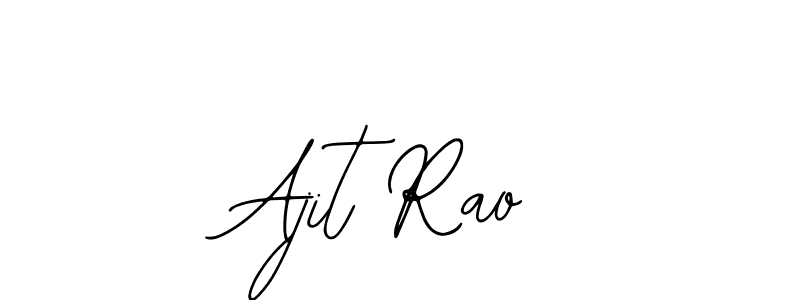 You should practise on your own different ways (Bearetta-2O07w) to write your name (Ajit Rao) in signature. don't let someone else do it for you. Ajit Rao signature style 12 images and pictures png