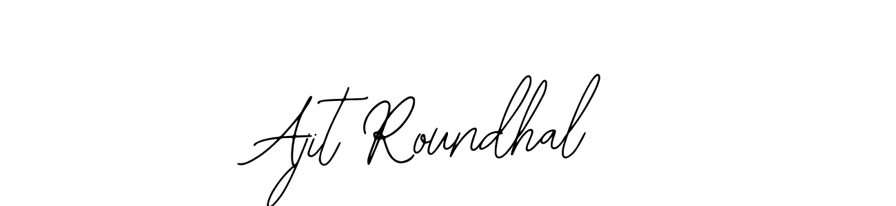 Make a beautiful signature design for name Ajit Roundhal. Use this online signature maker to create a handwritten signature for free. Ajit Roundhal signature style 12 images and pictures png