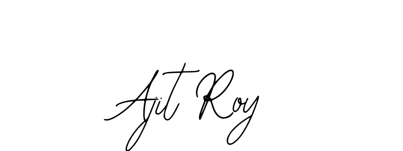 Use a signature maker to create a handwritten signature online. With this signature software, you can design (Bearetta-2O07w) your own signature for name Ajit Roy. Ajit Roy signature style 12 images and pictures png