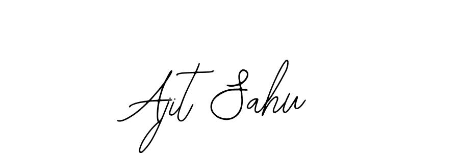 if you are searching for the best signature style for your name Ajit Sahu. so please give up your signature search. here we have designed multiple signature styles  using Bearetta-2O07w. Ajit Sahu signature style 12 images and pictures png