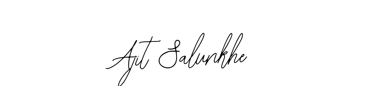 Make a beautiful signature design for name Ajit Salunkhe. Use this online signature maker to create a handwritten signature for free. Ajit Salunkhe signature style 12 images and pictures png