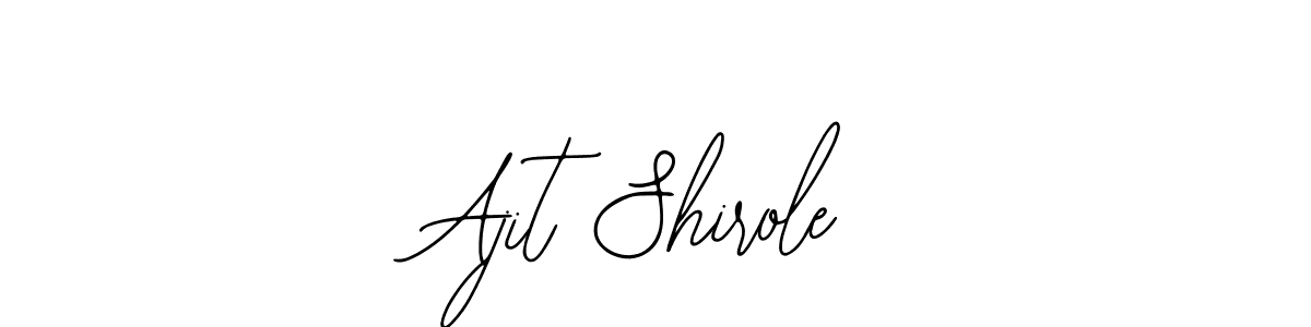 Make a beautiful signature design for name Ajit Shirole. With this signature (Bearetta-2O07w) style, you can create a handwritten signature for free. Ajit Shirole signature style 12 images and pictures png