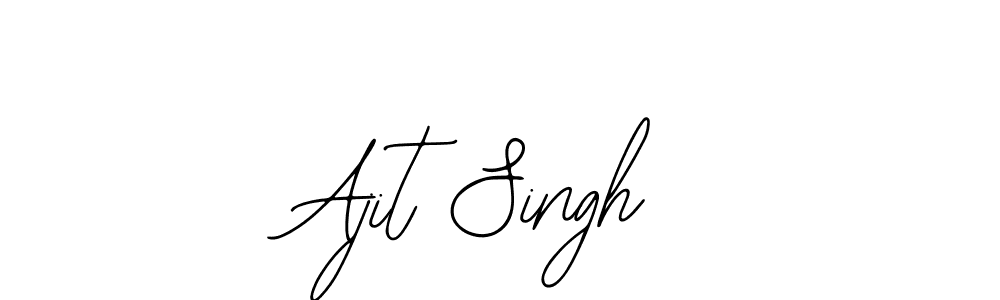 Design your own signature with our free online signature maker. With this signature software, you can create a handwritten (Bearetta-2O07w) signature for name Ajit Singh. Ajit Singh signature style 12 images and pictures png