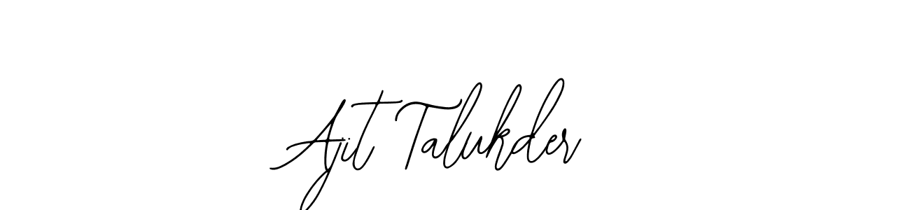 Create a beautiful signature design for name Ajit Talukder. With this signature (Bearetta-2O07w) fonts, you can make a handwritten signature for free. Ajit Talukder signature style 12 images and pictures png