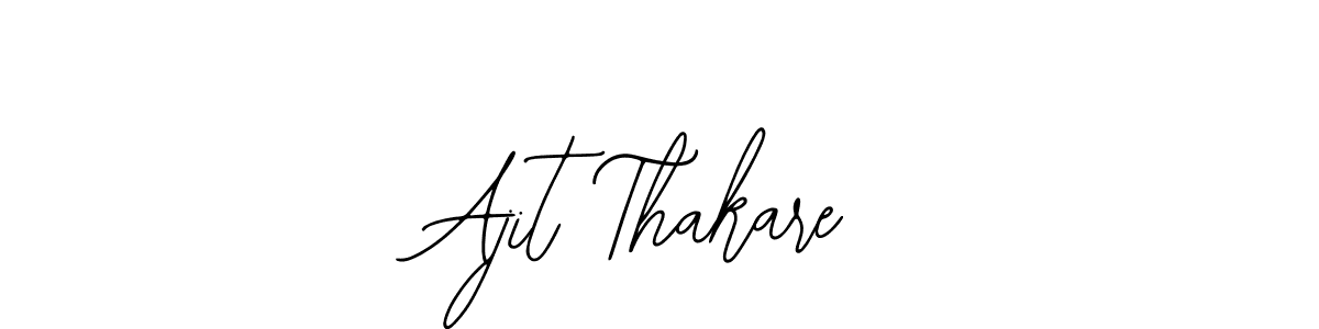 Use a signature maker to create a handwritten signature online. With this signature software, you can design (Bearetta-2O07w) your own signature for name Ajit Thakare. Ajit Thakare signature style 12 images and pictures png