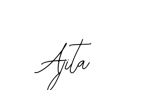 How to make Ajita signature? Bearetta-2O07w is a professional autograph style. Create handwritten signature for Ajita name. Ajita signature style 12 images and pictures png