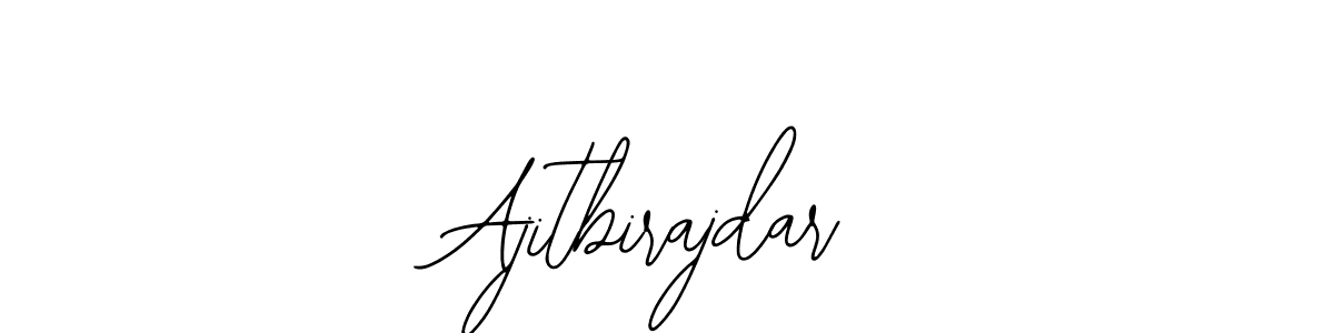 Use a signature maker to create a handwritten signature online. With this signature software, you can design (Bearetta-2O07w) your own signature for name Ajitbirajdar. Ajitbirajdar signature style 12 images and pictures png