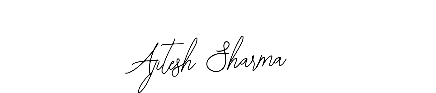 Use a signature maker to create a handwritten signature online. With this signature software, you can design (Bearetta-2O07w) your own signature for name Ajitesh Sharma. Ajitesh Sharma signature style 12 images and pictures png