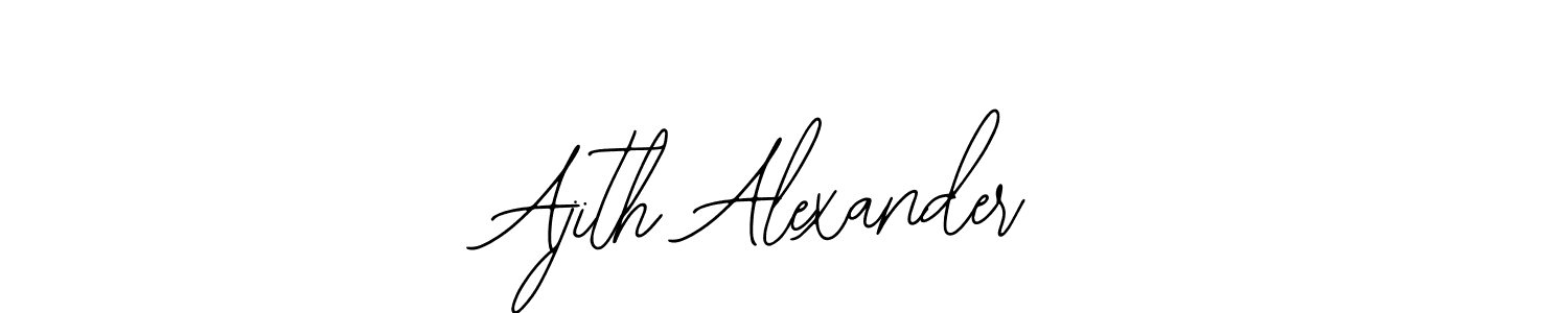 Use a signature maker to create a handwritten signature online. With this signature software, you can design (Bearetta-2O07w) your own signature for name Ajith Alexander. Ajith Alexander signature style 12 images and pictures png