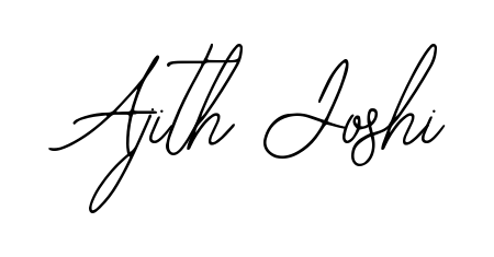 Style your name Ajith Joshi with confidence using Bearetta-2O07w signature design. Simple, elegant, and ready for immediate document use. Ajith Joshi signature style 12 images and pictures png