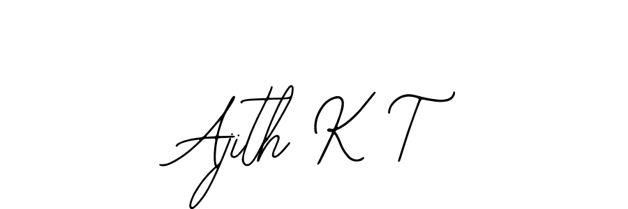 It looks lik you need a new signature style for name Ajith K T. Design unique handwritten (Bearetta-2O07w) signature with our free signature maker in just a few clicks. Ajith K T signature style 12 images and pictures png