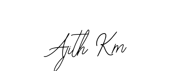 if you are searching for the best signature style for your name Ajith Km. so please give up your signature search. here we have designed multiple signature styles  using Bearetta-2O07w. Ajith Km signature style 12 images and pictures png