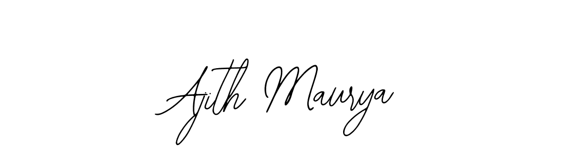 You should practise on your own different ways (Bearetta-2O07w) to write your name (Ajith Maurya) in signature. don't let someone else do it for you. Ajith Maurya signature style 12 images and pictures png