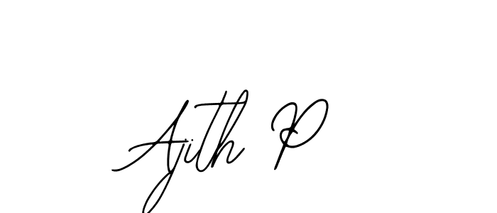 Also we have Ajith P name is the best signature style. Create professional handwritten signature collection using Bearetta-2O07w autograph style. Ajith P signature style 12 images and pictures png