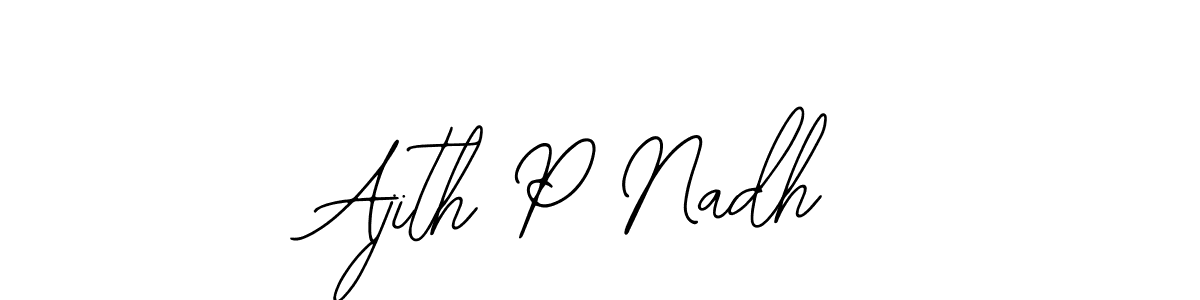 The best way (Bearetta-2O07w) to make a short signature is to pick only two or three words in your name. The name Ajith P Nadh include a total of six letters. For converting this name. Ajith P Nadh signature style 12 images and pictures png