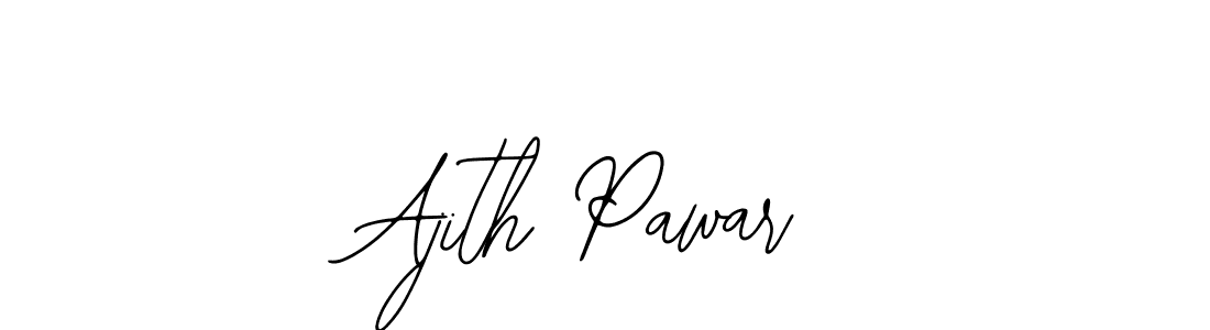 How to make Ajith Pawar name signature. Use Bearetta-2O07w style for creating short signs online. This is the latest handwritten sign. Ajith Pawar signature style 12 images and pictures png