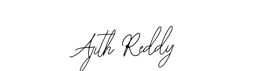 Design your own signature with our free online signature maker. With this signature software, you can create a handwritten (Bearetta-2O07w) signature for name Ajith Reddy. Ajith Reddy signature style 12 images and pictures png