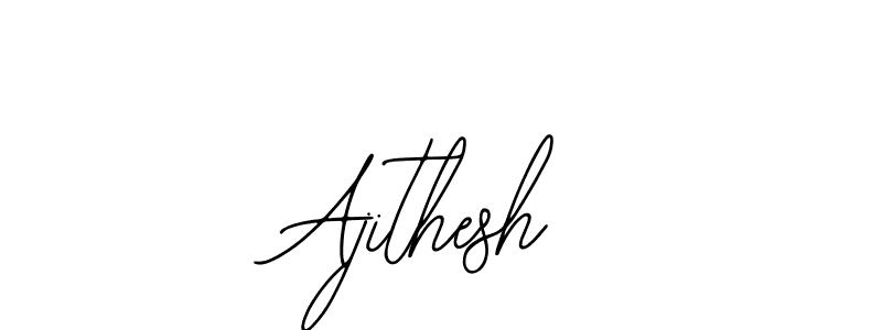 How to make Ajithesh name signature. Use Bearetta-2O07w style for creating short signs online. This is the latest handwritten sign. Ajithesh signature style 12 images and pictures png