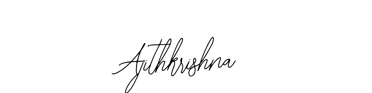 Design your own signature with our free online signature maker. With this signature software, you can create a handwritten (Bearetta-2O07w) signature for name Ajithkrishna. Ajithkrishna signature style 12 images and pictures png