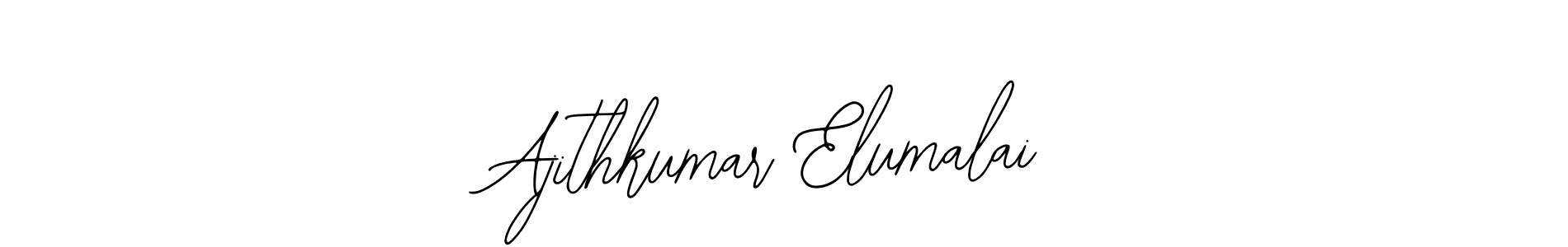How to make Ajithkumar Elumalai name signature. Use Bearetta-2O07w style for creating short signs online. This is the latest handwritten sign. Ajithkumar Elumalai signature style 12 images and pictures png