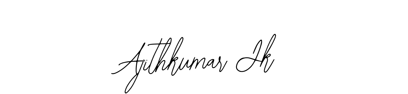 Make a beautiful signature design for name Ajithkumar Jk. With this signature (Bearetta-2O07w) style, you can create a handwritten signature for free. Ajithkumar Jk signature style 12 images and pictures png