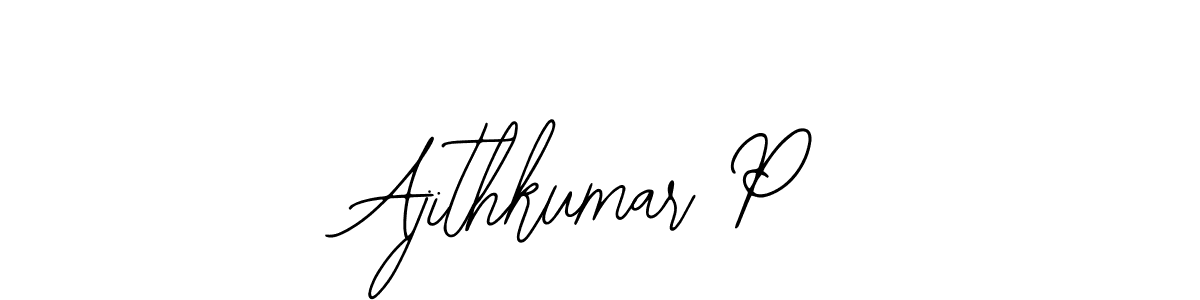 How to Draw Ajithkumar P signature style? Bearetta-2O07w is a latest design signature styles for name Ajithkumar P. Ajithkumar P signature style 12 images and pictures png