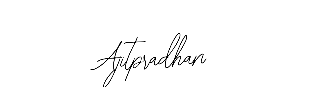 Design your own signature with our free online signature maker. With this signature software, you can create a handwritten (Bearetta-2O07w) signature for name Ajitpradhan. Ajitpradhan signature style 12 images and pictures png