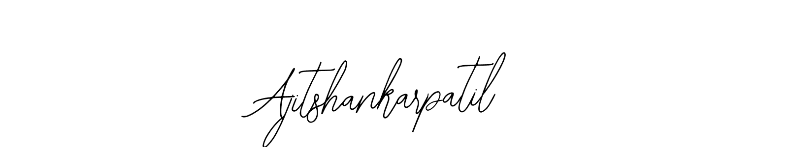 How to make Ajitshankarpatil name signature. Use Bearetta-2O07w style for creating short signs online. This is the latest handwritten sign. Ajitshankarpatil signature style 12 images and pictures png