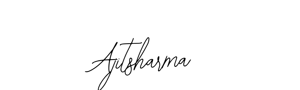 Ajitsharma stylish signature style. Best Handwritten Sign (Bearetta-2O07w) for my name. Handwritten Signature Collection Ideas for my name Ajitsharma. Ajitsharma signature style 12 images and pictures png