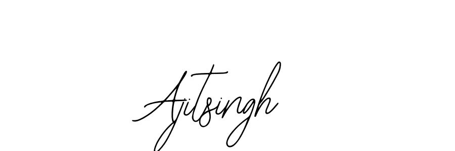 Make a beautiful signature design for name Ajitsingh. With this signature (Bearetta-2O07w) style, you can create a handwritten signature for free. Ajitsingh signature style 12 images and pictures png