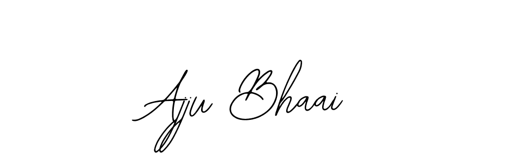 Also we have Ajju Bhaai name is the best signature style. Create professional handwritten signature collection using Bearetta-2O07w autograph style. Ajju Bhaai signature style 12 images and pictures png