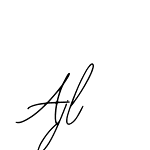 Make a beautiful signature design for name Ajl. With this signature (Bearetta-2O07w) style, you can create a handwritten signature for free. Ajl signature style 12 images and pictures png