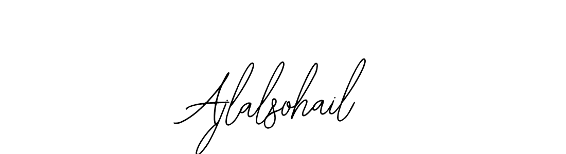 Use a signature maker to create a handwritten signature online. With this signature software, you can design (Bearetta-2O07w) your own signature for name Ajlalsohail. Ajlalsohail signature style 12 images and pictures png