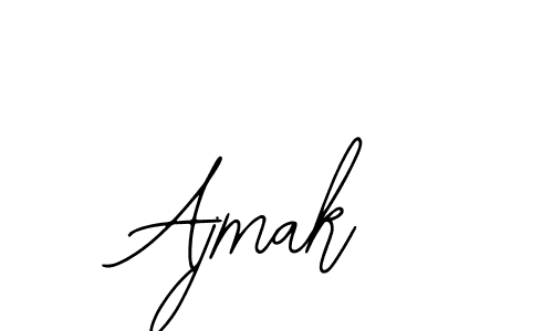 You should practise on your own different ways (Bearetta-2O07w) to write your name (Ajmak) in signature. don't let someone else do it for you. Ajmak signature style 12 images and pictures png