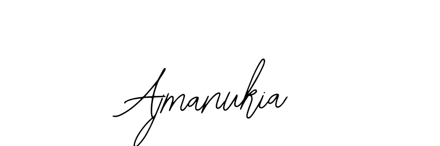 Also we have Ajmanukia name is the best signature style. Create professional handwritten signature collection using Bearetta-2O07w autograph style. Ajmanukia signature style 12 images and pictures png