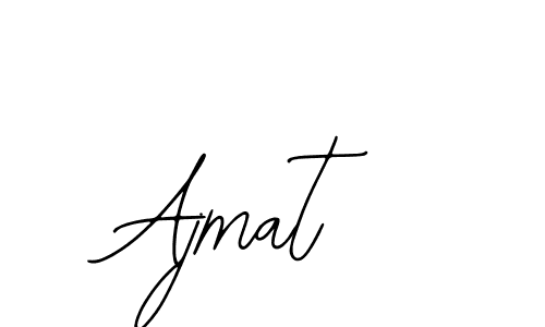 if you are searching for the best signature style for your name Ajmat. so please give up your signature search. here we have designed multiple signature styles  using Bearetta-2O07w. Ajmat signature style 12 images and pictures png