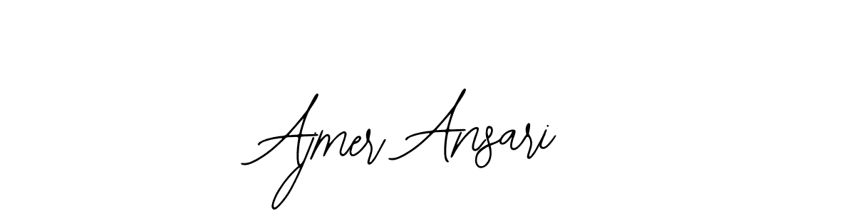 Make a beautiful signature design for name Ajmer Ansari. With this signature (Bearetta-2O07w) style, you can create a handwritten signature for free. Ajmer Ansari signature style 12 images and pictures png