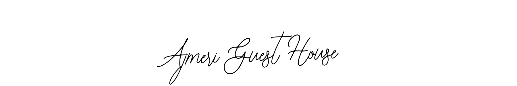 Create a beautiful signature design for name Ajmeri Guest House. With this signature (Bearetta-2O07w) fonts, you can make a handwritten signature for free. Ajmeri Guest House signature style 12 images and pictures png