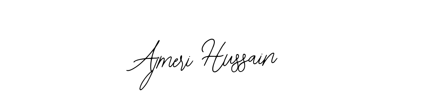 Make a beautiful signature design for name Ajmeri Hussain. With this signature (Bearetta-2O07w) style, you can create a handwritten signature for free. Ajmeri Hussain signature style 12 images and pictures png