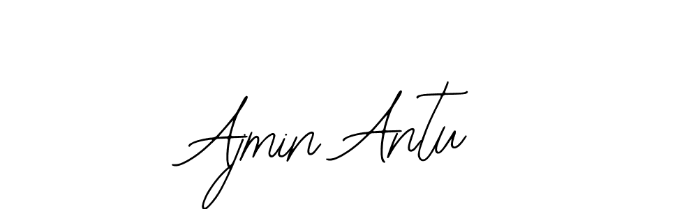 Also You can easily find your signature by using the search form. We will create Ajmin Antu name handwritten signature images for you free of cost using Bearetta-2O07w sign style. Ajmin Antu signature style 12 images and pictures png