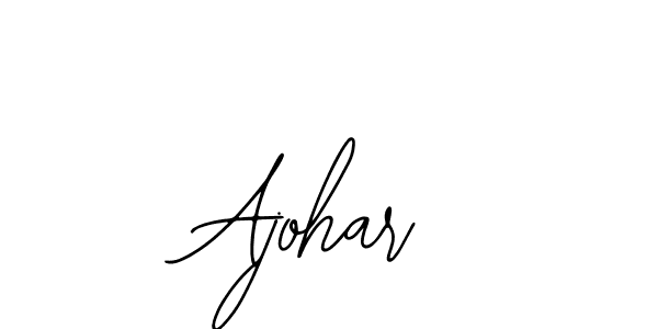 How to make Ajohar name signature. Use Bearetta-2O07w style for creating short signs online. This is the latest handwritten sign. Ajohar signature style 12 images and pictures png