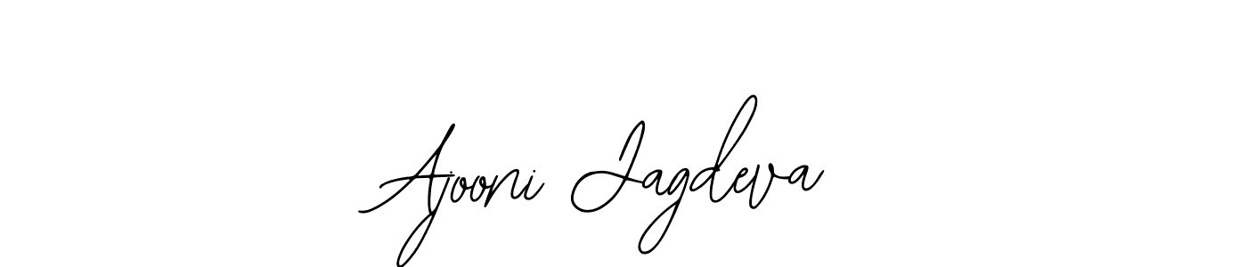 How to Draw Ajooni Jagdeva signature style? Bearetta-2O07w is a latest design signature styles for name Ajooni Jagdeva. Ajooni Jagdeva signature style 12 images and pictures png