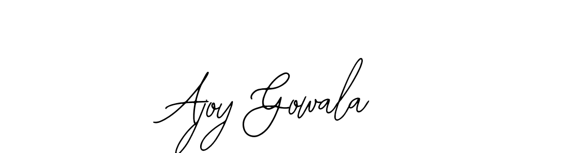 Also You can easily find your signature by using the search form. We will create Ajoy Gowala name handwritten signature images for you free of cost using Bearetta-2O07w sign style. Ajoy Gowala signature style 12 images and pictures png