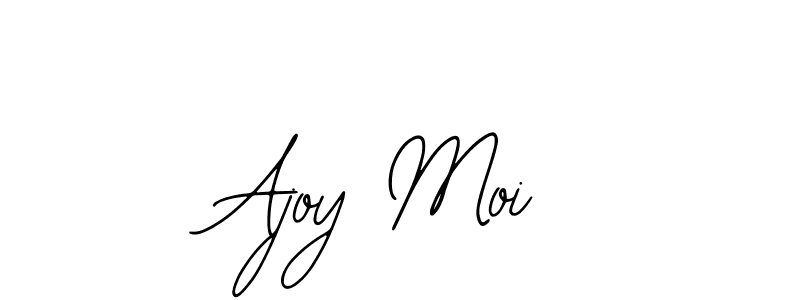 Use a signature maker to create a handwritten signature online. With this signature software, you can design (Bearetta-2O07w) your own signature for name Ajoy Moi. Ajoy Moi signature style 12 images and pictures png