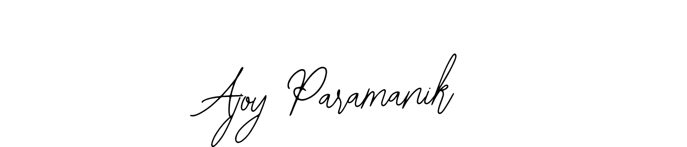 Create a beautiful signature design for name Ajoy Paramanik. With this signature (Bearetta-2O07w) fonts, you can make a handwritten signature for free. Ajoy Paramanik signature style 12 images and pictures png