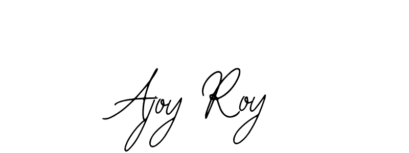 Use a signature maker to create a handwritten signature online. With this signature software, you can design (Bearetta-2O07w) your own signature for name Ajoy Roy. Ajoy Roy signature style 12 images and pictures png