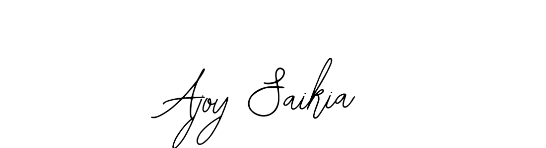 You should practise on your own different ways (Bearetta-2O07w) to write your name (Ajoy Saikia) in signature. don't let someone else do it for you. Ajoy Saikia signature style 12 images and pictures png