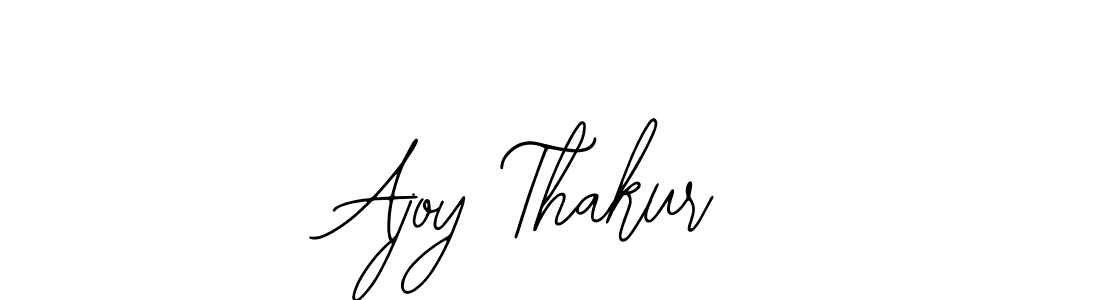 Bearetta-2O07w is a professional signature style that is perfect for those who want to add a touch of class to their signature. It is also a great choice for those who want to make their signature more unique. Get Ajoy Thakur name to fancy signature for free. Ajoy Thakur signature style 12 images and pictures png